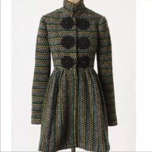RARE Anthropologie Plenty by Tracy Reese Coat
